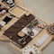 Shpilmaster Wooden Sensory Bear Shaped Learning Wall Mounted Toddler Board For Playroom, and Doctors' Office QI004594 - alternate 3